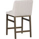 Halden 36.5 inch Beige Linen Counter Stool